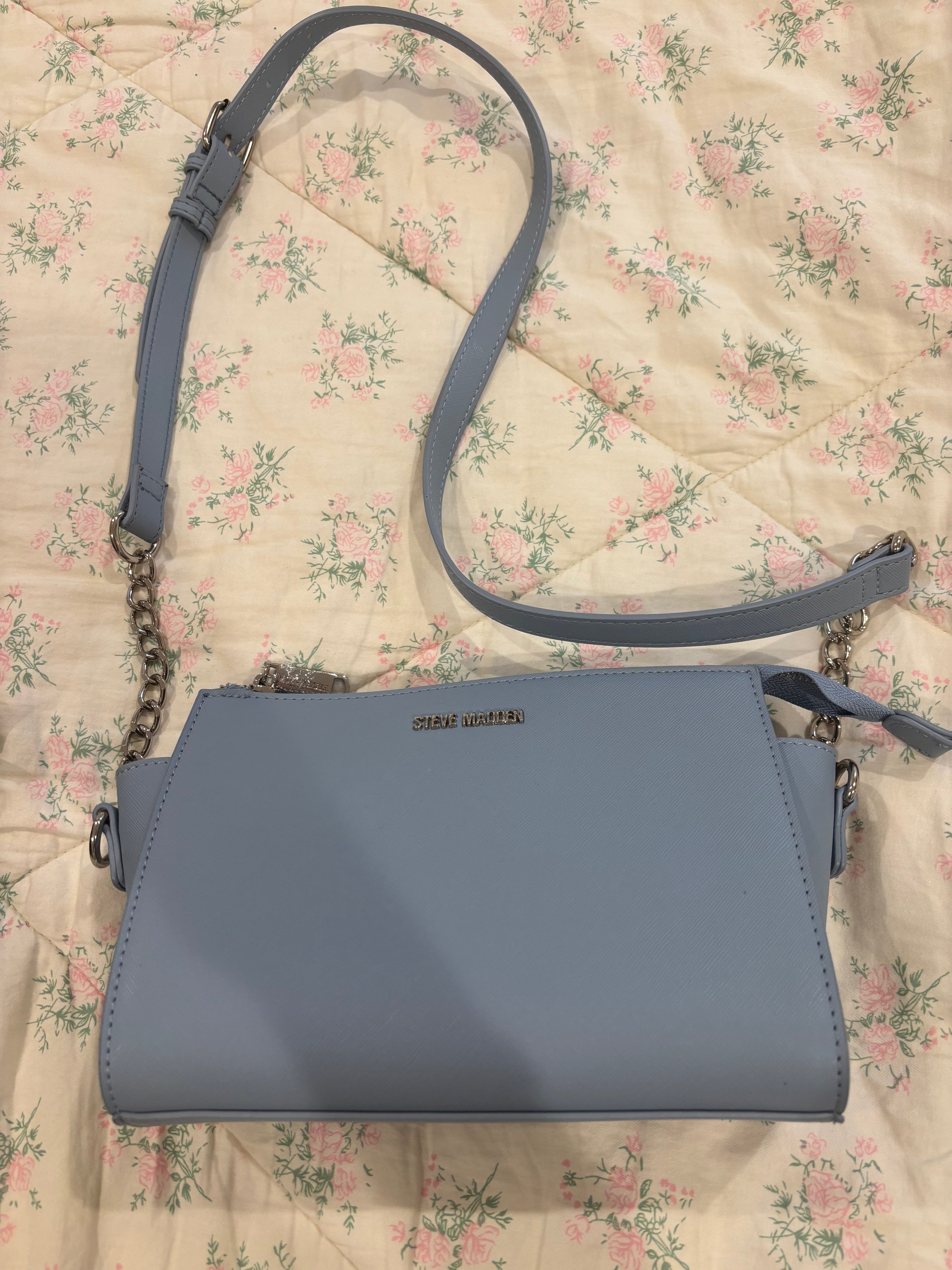 Steve Madden Light Blue Crossbody Bag