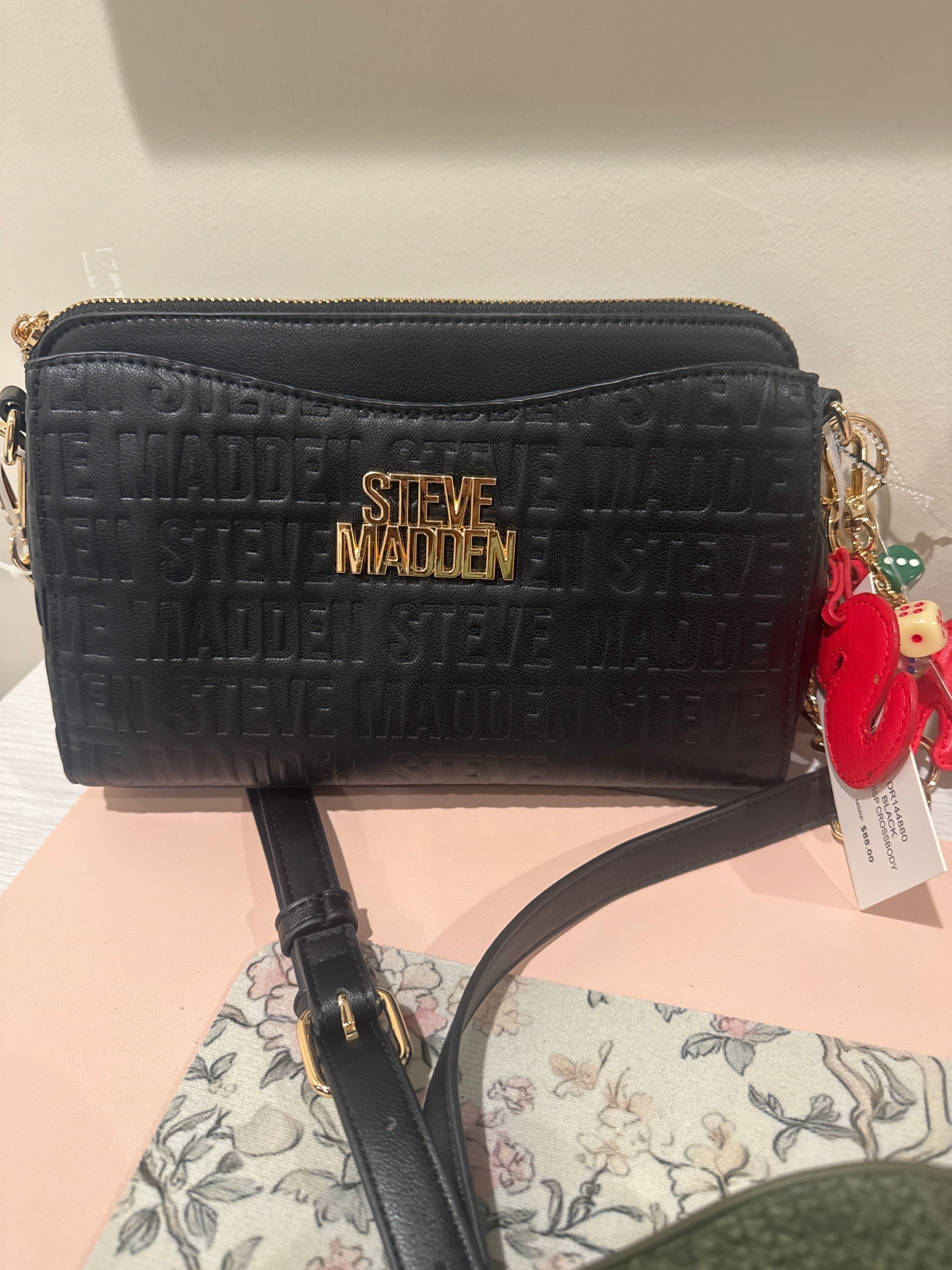 Steve Madden Black Crossbody Bag