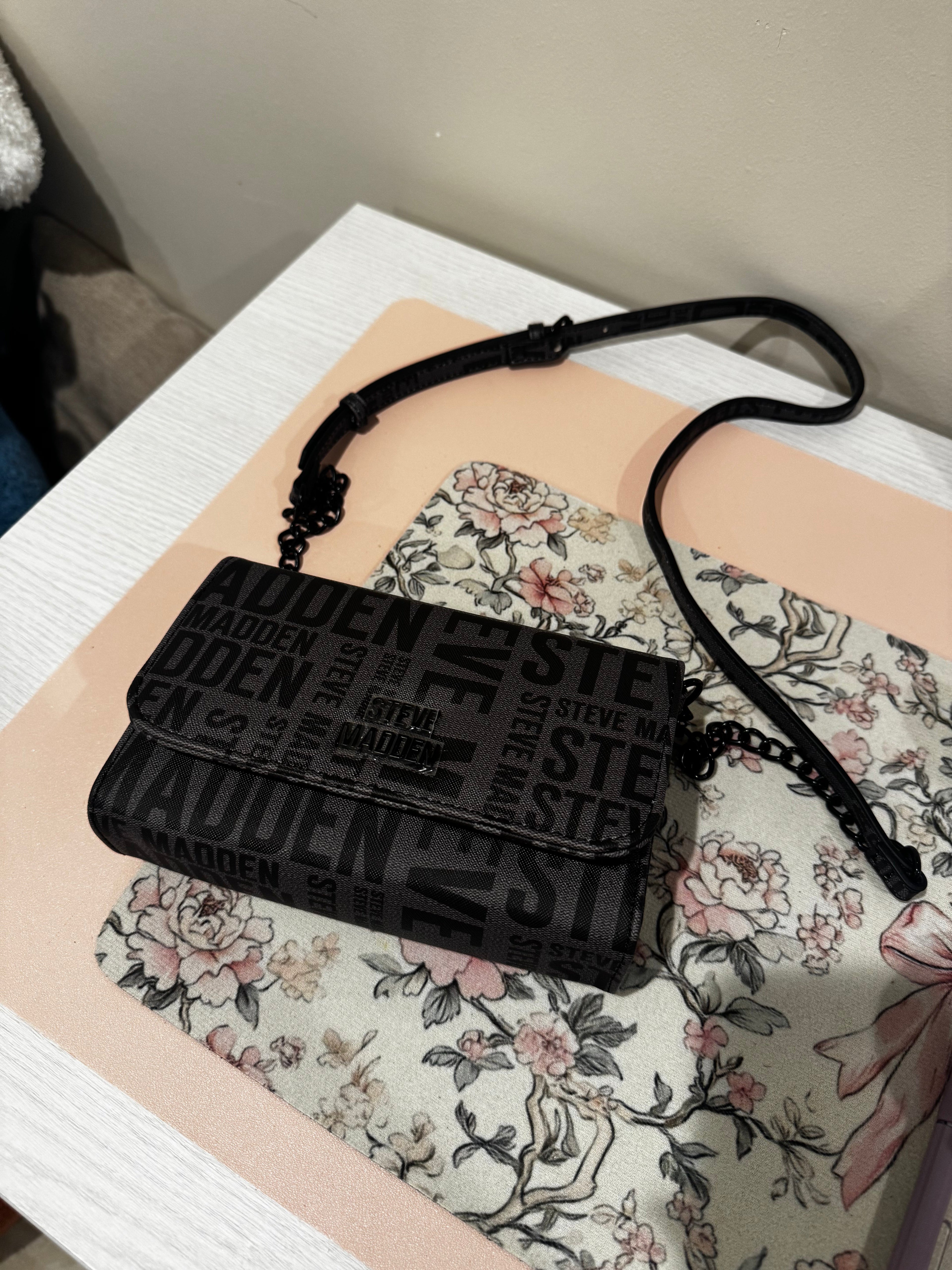 Steve Madden Logo Crossbody Bag